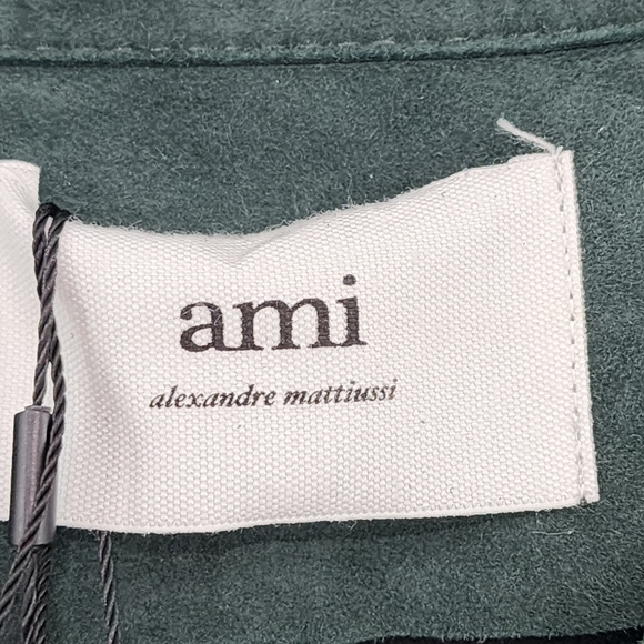 Ami Alexandre Mattiussi Men's 100% Goat Suede Button Front Jacket - XXL - Picture 4 of 12